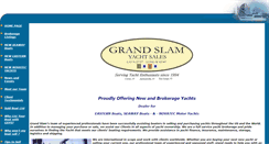 Desktop Screenshot of grandslamyachtsales.com